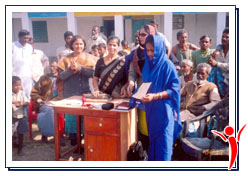 Azad India Foundation distributed certificates to the women