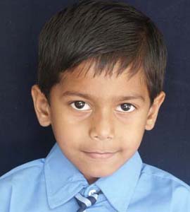 Sponsored child Ayush Mehra