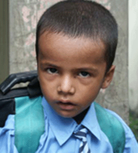 Sponsored child Farhan