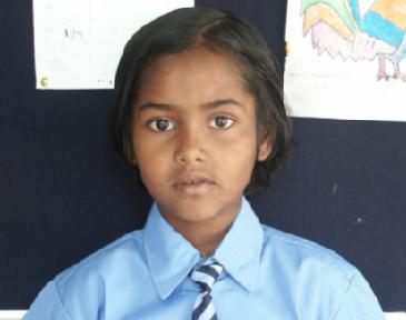 Sponsored child Nandita Rai