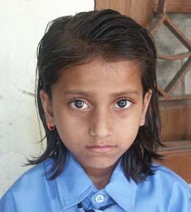 Sponsored child Nusrat Parween
