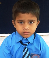 Sponsored child Raqib Hussain