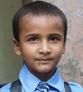 Sponsored child Zishan